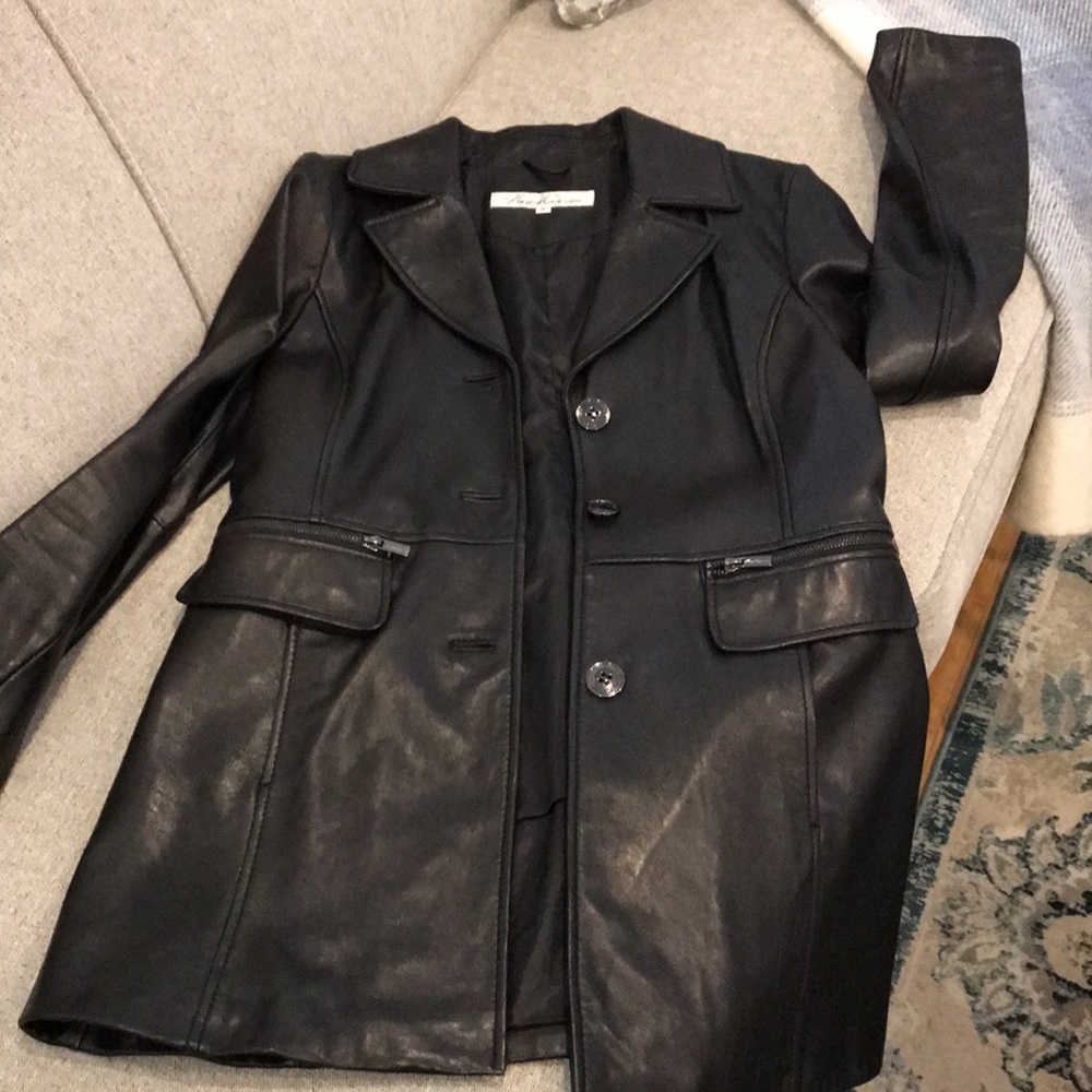 Kenneth Cole NY Real leather blazer